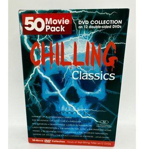 50 Chilling Classics Movie 12 DVD Pack Horror Halloween Scary Box Set